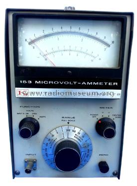 Microvolt Ammeter 153; Keithley Instruments (ID = 2002461) Equipment