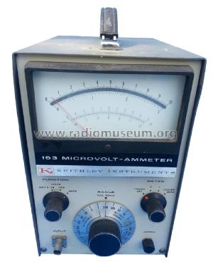 Microvolt Ammeter 153; Keithley Instruments (ID = 2002466) Equipment