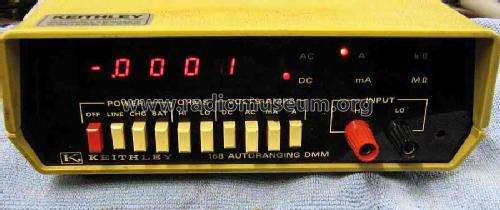 Digital Multimeter Autoranging DMM 168; Keithley Instruments (ID = 447422) Equipment