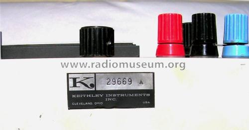 Null Detector Microvoltmeter 155; Keithley Instruments (ID = 1094544) Ausrüstung