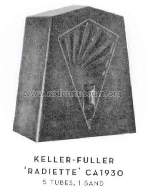 Radiette F12; Keller-Fuller Mfg. (ID = 1351481) Radio