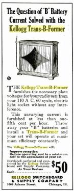 Trans-B-Former Battery Eliminator 502; Kellogg Switchboard (ID = 2419232) Power-S