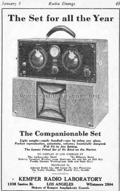 K-5-2 Portable ; Kemper Radio (ID = 1731527) Radio