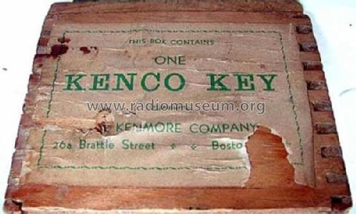 Kenco Bug ; Kenmore Co. Kenco; (ID = 1996129) Morse+TTY