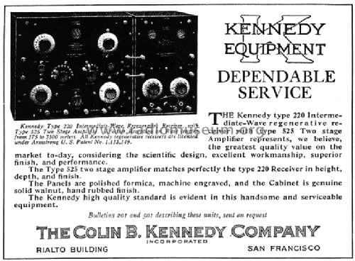 220; Kennedy Co., Colin B (ID = 2799148) Radio