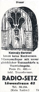 Baronet Ch= 52; Kennedy Co., Colin B (ID = 1739873) Radio