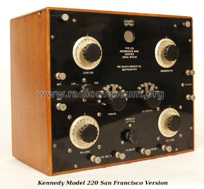 Intermediate Wave Receiver Type 220; Kennedy Co., Colin B (ID = 2061739) Radio