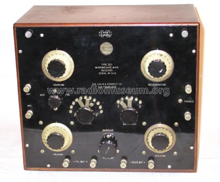 Intermediate Wave Receiver Type 220; Kennedy Co., Colin B (ID = 2362307) Radio