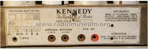 105K; Kennedy marca / (ID = 1404159) Radio