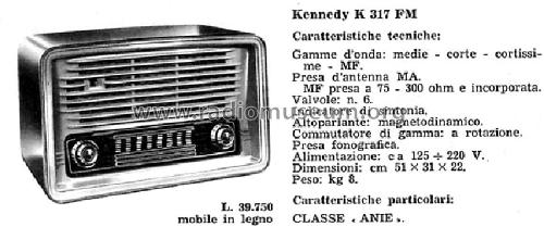 K317; Kennedy marca / (ID = 783245) Radio