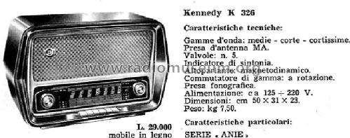 K326; Kennedy marca / (ID = 783242) Radio