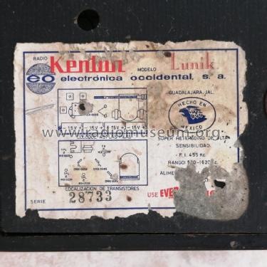 Lunik, Amplitud Modulada ; Kenton, Electrónica (ID = 2778779) Radio