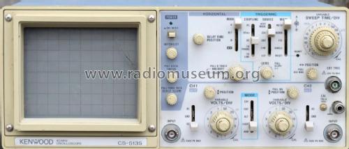 40 MHz Dual Trace Oscilloscope CS-5135; Kenwood, Trio- (ID = 2703418) Equipment