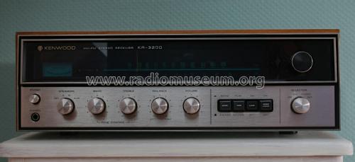 AM-FM Stereo Receiver KR-3200; Kenwood, Trio- (ID = 3111367) Radio