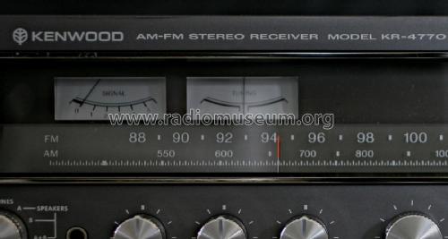 AM-FM Stereo Receiver KR-4770; Kenwood, Trio- (ID = 3111280) Radio