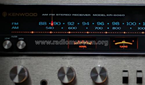 AM-FM Stereo Receiver KR-6060; Kenwood, Trio- (ID = 3111483) Radio