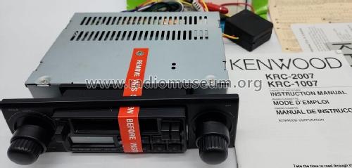 Cassette Receiver KRC-1007; Kenwood, Trio- (ID = 2853614) Car Radio