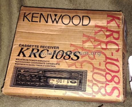 Cassette Receiver KRC-108S; Kenwood, Trio- (ID = 2886535) Car Radio