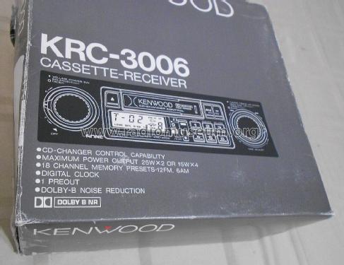 Cassette Receiver KRC-3006; Kenwood, Trio- (ID = 2886407) Car Radio
