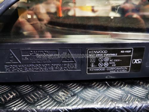 Full Automatic Turntable KD-492F; Kenwood, Trio- (ID = 3118281) R-Player