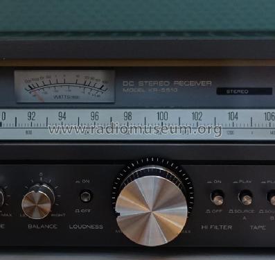 DC Stereo Receiver KR-5510; Kenwood, Trio- (ID = 3111244) Radio