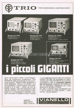 Dual Trace Oscilloscope CS-1352; Kenwood, Trio- (ID = 2851043) Equipment