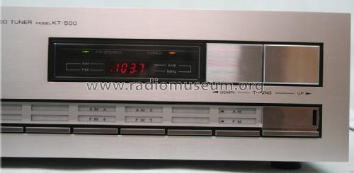 Preset Synthesizer AM-FM Stereo Tuner KT-500; Kenwood, Trio- (ID = 3008376) Radio