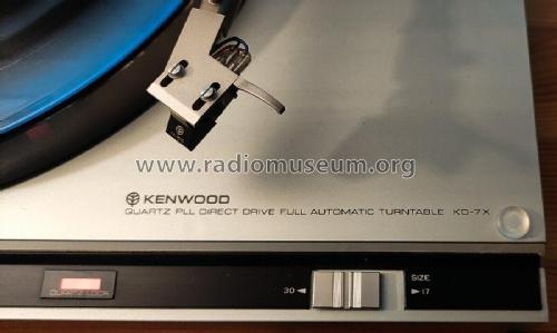 Quartz PLL Direct Drive Full Automatic Turntable KD-7X; Kenwood, Trio- (ID = 2981743) R-Player