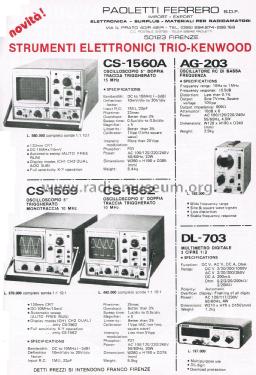 Trio Single Channel Oscilloscope CS-1559; Kenwood, Trio- (ID = 2758549) Equipment