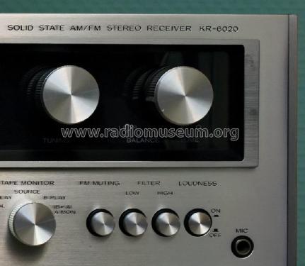 Solid State AM/FM Stereo Receiver KR-6020; Kenwood, Trio- (ID = 3111758) Radio