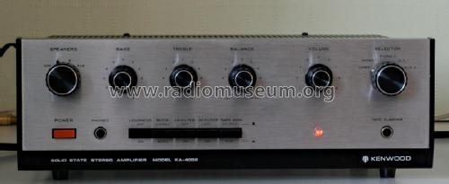 Solid State Stereo Amplifier KA-4002; Kenwood, Trio- (ID = 3113135) Ampl/Mixer