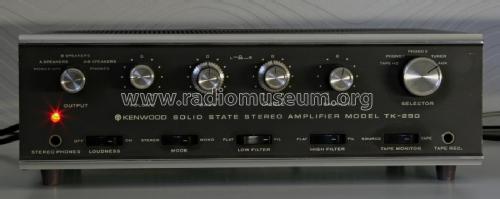 Solid State Stereo Amplifier TK-250; Kenwood, Trio- (ID = 3113161) Ampl/Mixer