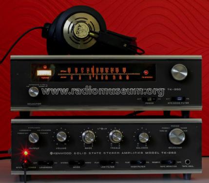 Solid State Stereo Amplifier TK-250; Kenwood, Trio- (ID = 3113167) Ampl/Mixer