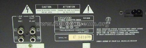 Stereo Cassette Deck KX-32B; Kenwood, Trio- (ID = 2853311) R-Player