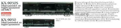 Stereo Cassette Deck KX-9050; Kenwood, Trio- (ID = 2853458) R-Player