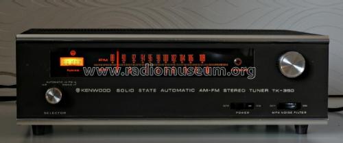 Trio Solid State Automatic AM-FM Stereo Tuner TK-350U; Kenwood, Trio- (ID = 3113169) Radio