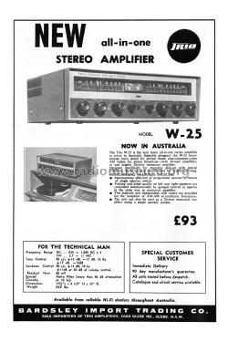 Trio Stereo Tri Amplifier W-25; Kenwood, Trio- (ID = 2957098) Radio