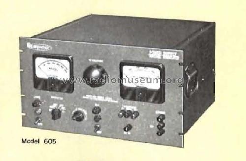 Regulated Power Supply 605; Kepco Laboratories; (ID = 2658162) Equipment