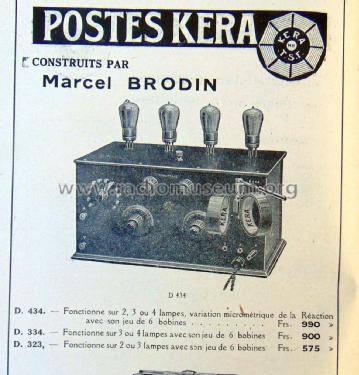 D323; Kéra-Brodin, Marcel (ID = 2175741) Radio