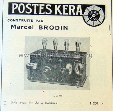 DG334; Kéra-Brodin, Marcel (ID = 2176208) Radio