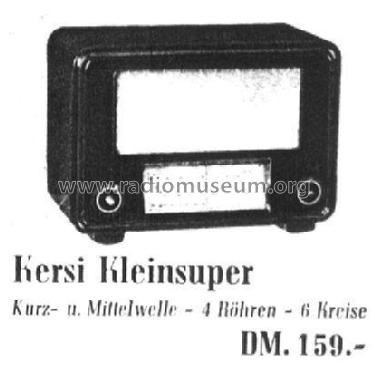 Kleinsuper ; Kersi Apparatebau (ID = 71125) Radio