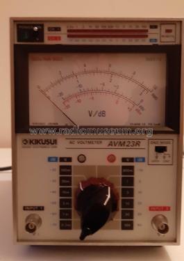 AC-Voltmeter AVM23R; Kikusui Denpa, later (ID = 3090152) Equipment