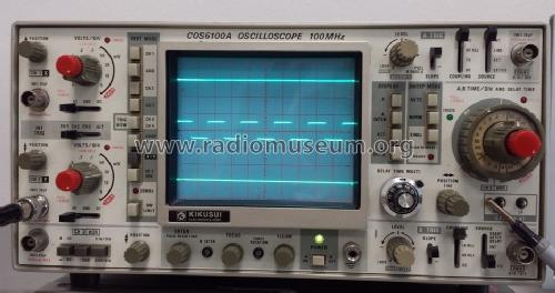 Oscilloscope 100MHz COS6100A & COS6100M; Kikusui Denpa, later (ID = 1661525) Equipment