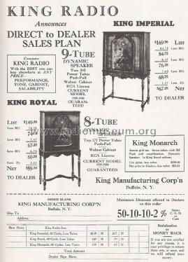 Imperial ; King Manufacturing (ID = 1042516) Radio