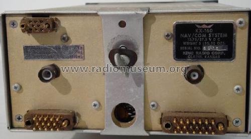 NAV/COM System KX-160; King Radio Corp.; (ID = 1841447) Commercial TRX