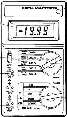 Digital Multimeter KD-55C; Kingdom, Kwang Duk (ID = 2892533) Equipment