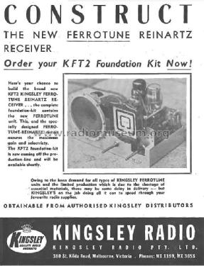 Ferrotune Reinartz KFT2; Kingsley brand; (ID = 2422194) Radio