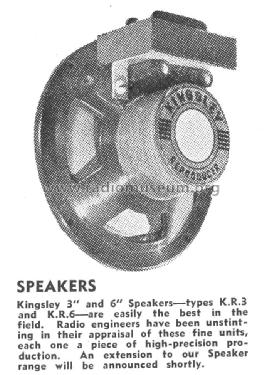 KR6 ; Kingsley brand; (ID = 2421894) Lautspr.-K