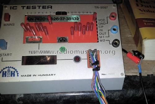 IC-Tester TR-9587; Kiskun Szövetkezet; (ID = 2650522) Equipment