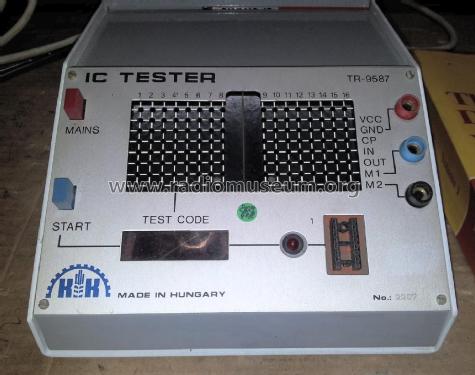 IC-Tester TR-9587; Kiskun Szövetkezet; (ID = 2650527) Equipment